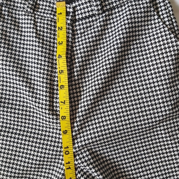 NWT ASOS Houndstooth high waisted pants with pockets - Picture 5 of 6